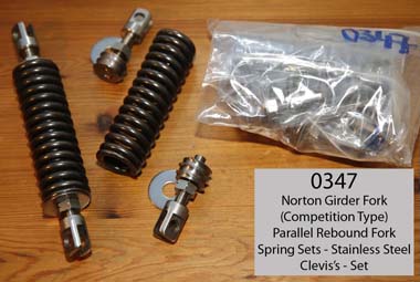 0347 Stainless Parallel Fork Spring Sets